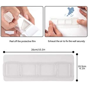 Easy & Eco Life Wall Outlet Shelf Organizer Storage Self Stick On Installation No Drilling No Tools Suitable All US Wall Plate Sizes -Ideal for Cellphones/Razors/Electric Toothbrush