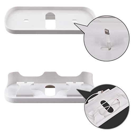 Easy & Eco Life Wall Outlet Shelf Organizer Storage Self Stick On Installation No Drilling No Tools Suitable All US Wall Plate Sizes -Ideal for Cellphones/Razors/Electric Toothbrush