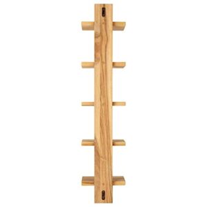 Signature Hardware 422710 Bastian 7-7/8" Teak Wood Bathroom Shelf