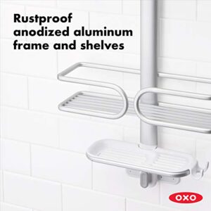 OXO Good Grips 3 Tier Aluminum Shower Caddy