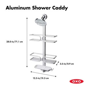 OXO Good Grips 3 Tier Aluminum Shower Caddy