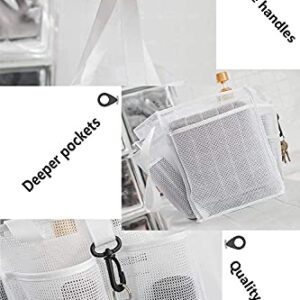 ALYER Mesh Shower Tote Caddy and Hanging Mesh Laundry Bag