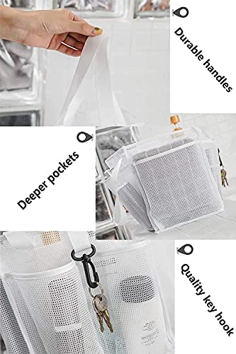 ALYER Mesh Shower Tote Caddy and Hanging Mesh Laundry Bag