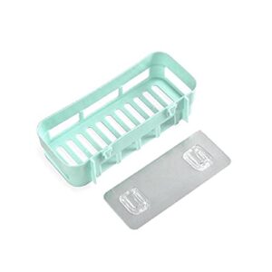 self-adhesive bathroom plastic basket punch free wall mounted kitchen drain box shelf toilet storage rack organizer adhesive bathroom plastic basket