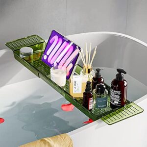 Bathroom Tray Retractable Hollow Draining Organization Holder Accessory for Kitchen Sink Vegetable Fruit Bathroom Tray Organizer