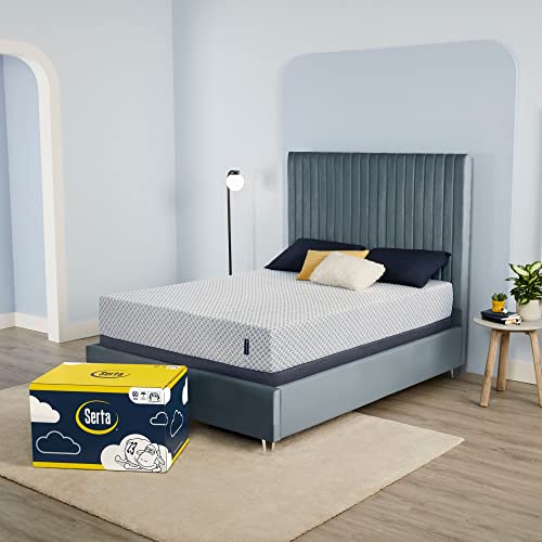 Serta - 10 inch Cooling Gel Memory Foam Mattress, Full Size, Medium, Supportive, CertiPur-US Certified, 100-Night Trial - Sheep Retreat