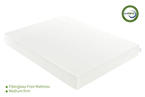 OUUI Twin Mattress, 6 Inch Green Tea Cooling Gel Memory Foam Mattress in a Box for Kids Medium Firm Twin Bed Mattress for Bunk Bed, Trundle Bed, Pressure Relief, CertiPUR-US Certified