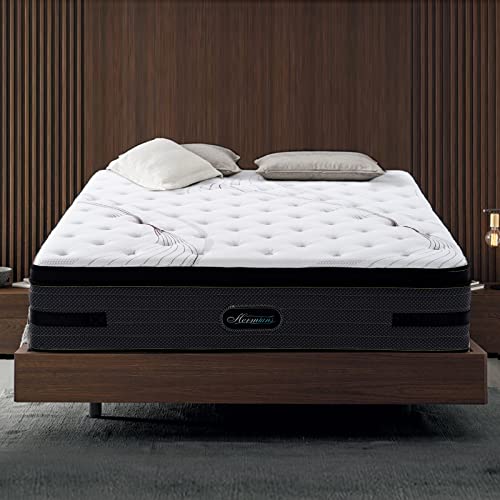 BAENIGHT Hybrid Queen Mattress 13‘’pocket Spring Mattress for Relieving Body Pressure with Individual Pocket Spring and Gel Memory Foam ，Euro Top Medium Firm Affordable Mattress(Queen (U.S. Standard))