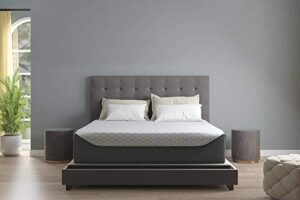signature design by ashley 14 inch elite plush mattress, green tea & charcoal infused gel memory foam, california king