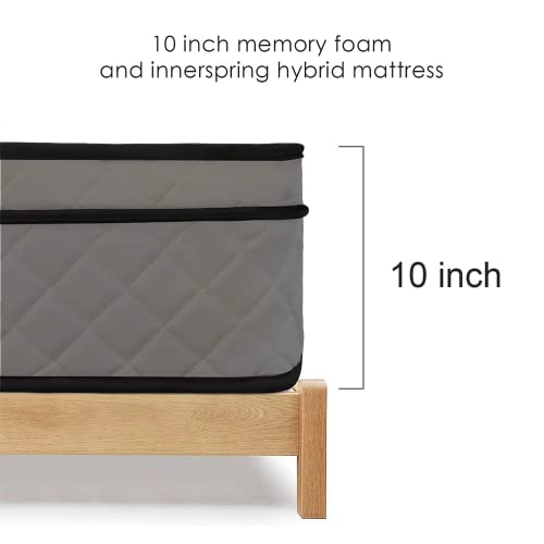 10 Inch Innerspring and Memory Foam Hybrid Mattress
