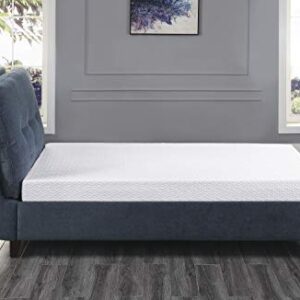 Lexicon Nocturne 6-Inch Gel Infused Memory Foam Mattress, Twin, White