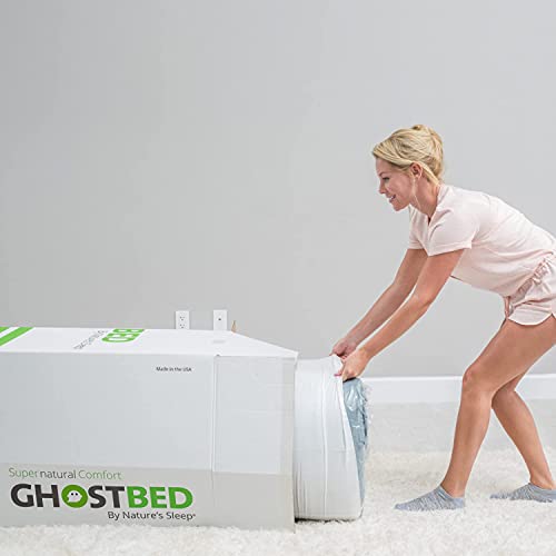 GhostBed Classic 11 Inch Cool Gel Memory Foam & Latex Mattress - Medium-Firm Feel, Made in The USA, Full
