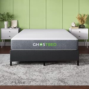 ghostbed classic 11 inch cool gel memory foam & latex mattress - medium-firm feel, made in the usa, full