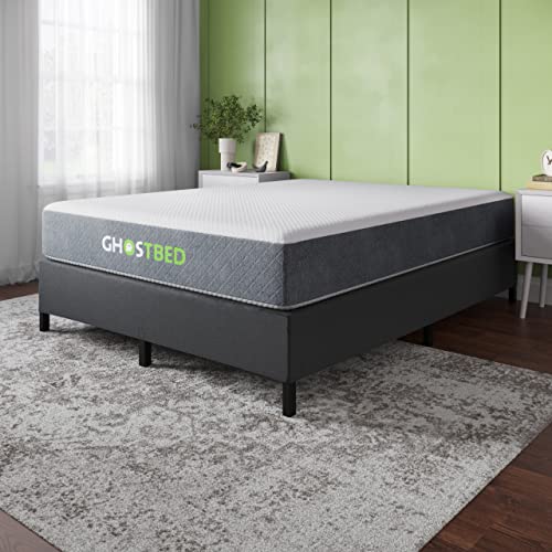 GhostBed Classic 11 Inch Cool Gel Memory Foam & Latex Mattress - Medium-Firm Feel, Made in The USA, Full