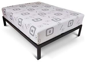 wolf harmony wrapped coil and gel memory foam hybrid mattress/platform set, queen