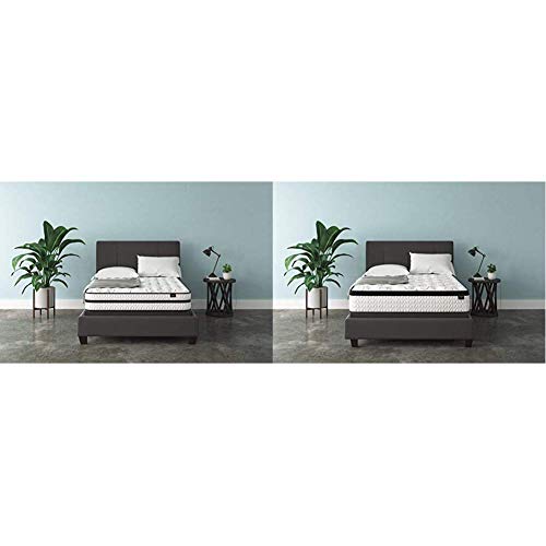Signature Design by Ashley - 10 Inch Chime Express Hybrid Innerspring- Firm Mattress- Bed in a Box - Full - White & 12 Inch Chime Express Hybrid Innerspring- Firm Mattress- Bed in a Box- Queen- White