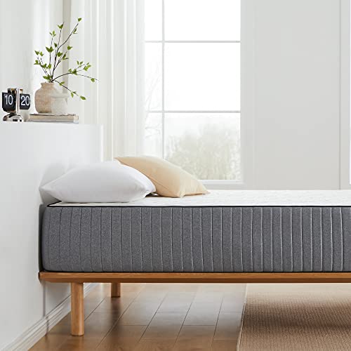 CHITA Twin Size Hybird Mattress,12 Inches Gel-Infused Mattress,Fiberglass Free 7 Zone Pocket Spring Mattress,Mattress in a Box,100 Night Trial-10 Years Warranty,CertiPUR-US Certified