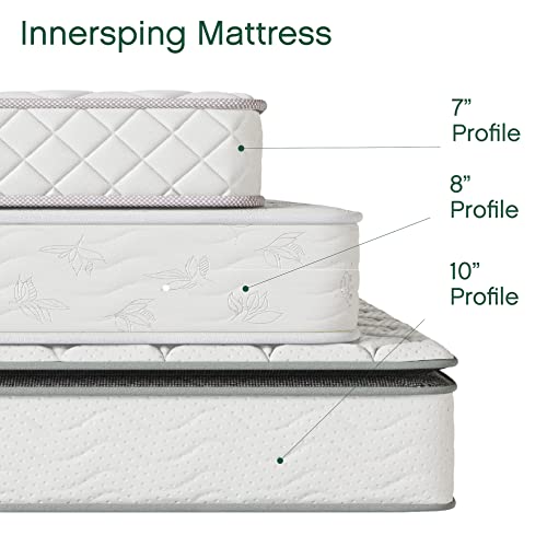 Classic Brands Serena Pillow Top Innerspring 10-Inch Mattress | Bed-in-a-Box California King