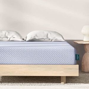 leesa studio 10" mattress, queen size, cooling memory foam / certipur-us certified / 100-night trial, heather-blue