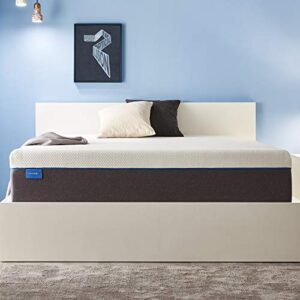 queen size mattress, 12 inches gel memory foam bed mattress in a box queen mattress supportive & pressure relief with breathable soft fabric cover, premium size 80 * 60 * 12