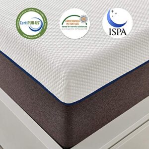 Queen Size Mattress, 12 Inches Gel Memory Foam Bed Mattress in a Box Queen Mattress Supportive & Pressure Relief with Breathable Soft Fabric Cover, Premium Size 80 * 60 * 12