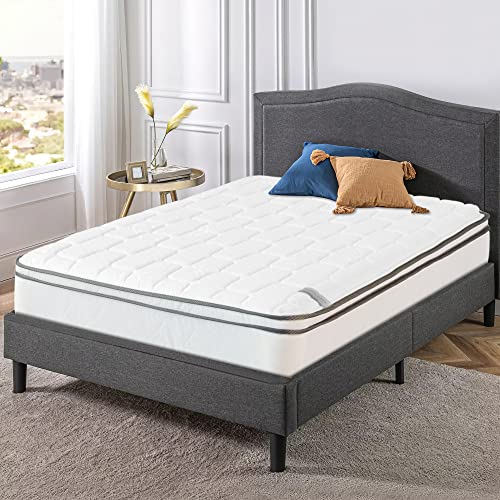 Greaton, 9-Inch Medium Eurotop Single Sided Innerspring Fully Assembled Mattress, 74" X 48"