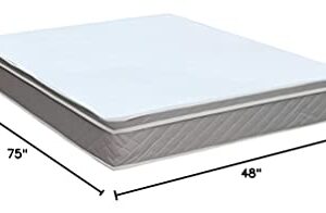 Greaton, 9-Inch Medium Eurotop Single Sided Innerspring Fully Assembled Mattress, 74" X 48"