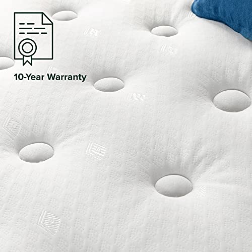 Zinus 12 Inch Comfort Essential Pocket Spring Hybrid Mattress/Pressure Relieving Support/CertiPUR-US Certified/Mattress-in-a-Box, Full