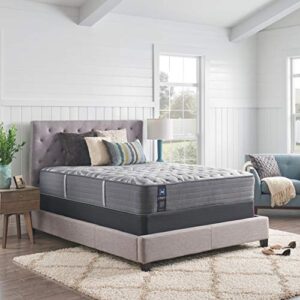 sealy posturepedic plus, tight top 13-inch medium mattress with surface-guard, queen, grey