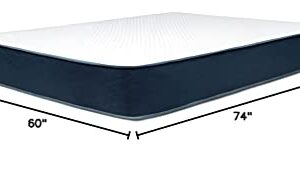 Arctic Dreams 10" Hybrid Cooling Gel Mattress with Quick Response Gel Infused Memory Foam, Made in The USA, Full