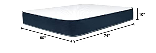 Arctic Dreams 10" Hybrid Cooling Gel Mattress with Quick Response Gel Infused Memory Foam, Made in The USA, Full