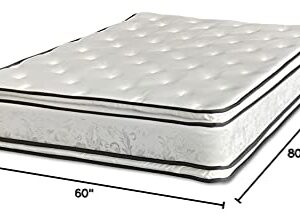 Greaton, 12-Inch Medium Plush Double Sided Pillowtop Innerspring Mattress, Queen