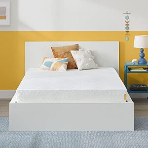 simmons - gel memory foam mattress - 7 inch, queen size, firm feel, motion isolating, moisture wicking cover, certipur-us certified, 100-night trial