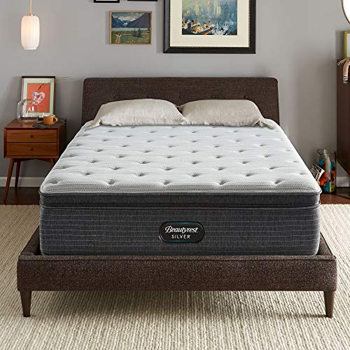 Beautyrest Silver BRS900 15 inch Medium Pillow Top Mattress, King, Mattress Only