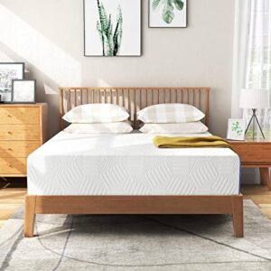 airdown 12 inch queen mattress, green tea memory foam mattress, medium firm, bed-in-a-box, certipur-us certified, made in usa