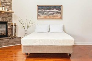 excel sleep 8" graphite infused memory foam mattress - handcrafted in the u.s.a. (66 x 80 - olympic queen)