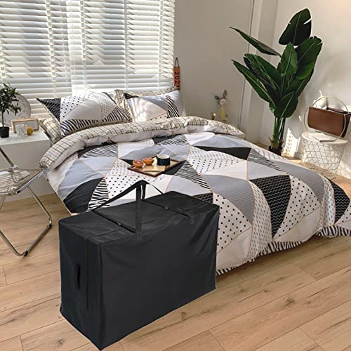 Joymo Folding Mattress Storage Bag, 26inch Sturdy Carrying Bag for Up to 4 inch Twin Trifold Matress Waterproof Foldable Memory Foam Mattress Case - 26x26x13in