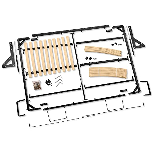 ISemble QueenSize HorizontalMount Murphy Bed Hardware Kit with