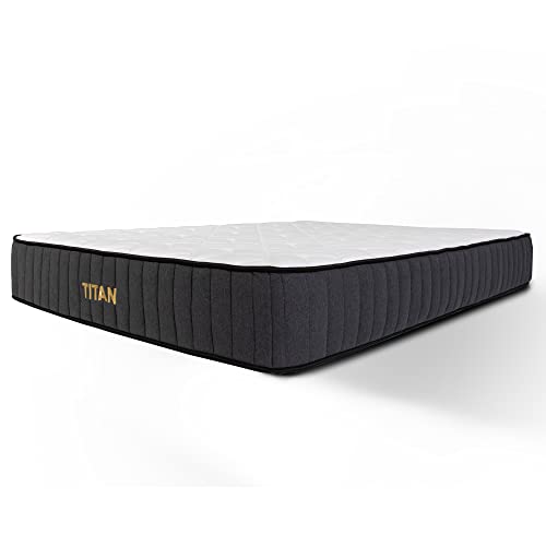 Brooklyn Bedding Titan Plus 11 Inch Luxe Memory Foam Comforting and Supportive Mattress with Cooling Cover for Plus Sized Sleepers, Queen-Sized Bed