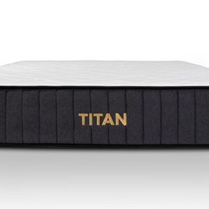 Brooklyn Bedding Titan Plus 11 Inch Luxe Memory Foam Comforting and Supportive Mattress with Cooling Cover for Plus Sized Sleepers, Queen-Sized Bed