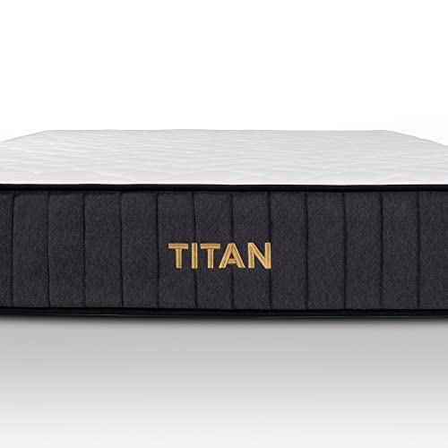 Brooklyn Bedding Titan Plus 11 Inch Luxe Memory Foam Comforting and Supportive Mattress with Cooling Cover for Plus Sized Sleepers, Queen-Sized Bed