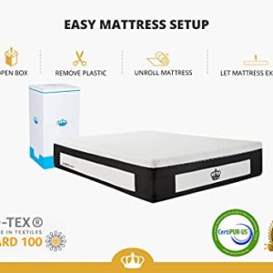 DynastyMattress LaComfort 14-Inch, HD Gel Memory Foam Mattress Bed (Twin XL)