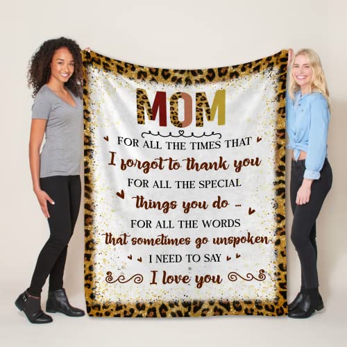 Fastpeace Gifts for Mom from Daughter Son, Blanket for Mom Mother, Birthday Christmas Newyear Gifts Idea, Throw Blankets for Women Blanket