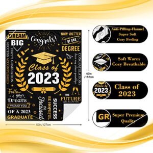 2023 Graduation Gifts, Graduation Gifts Blanket, Graduation Gifts for Her, Congratulations Gifts for Women, Graduation Party favors Supplies, College Graduation Gifts for Him Her Throw Blanket 50"X60"