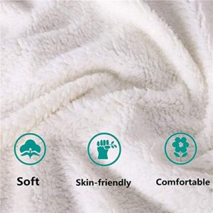 Nurse Blanket Ultra Soft Microfiber Plush Sherpa Throw Blankets Gifts for Women Girls Best Friend Thick Warm Cozy Fuzzy(Nurse-9,(51'' x 59''))