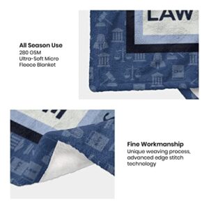 Muxuten Lawyer Gifts for Women/Men Blanket 60"X50" - Gift for Lawyer - Law School Gifts - Attorney Gifts for Women/Men - Law School Graduation Gifts - Graduation Law School Gifts - Birthday Gift Ideas