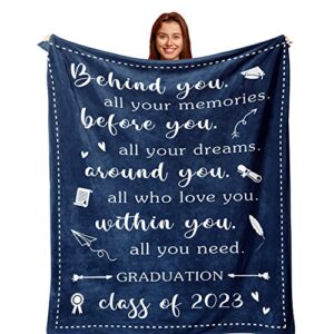 graduation gifts - graduation gifts for her 2023 - graduation gifts for him 2023-2023 graduation gifts - phd graduation gifts - college/masters degree graduation gifts for her - blanket 60x50in