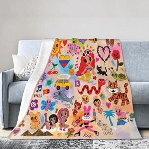blanket ultra soft fleece blankets lightweight flannel throw blankets for sofa couch living room