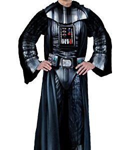 STAR WARS Comfy Throw Blanket with Sleeves, Adult-48 x 71 Inches, Being Darth Vader