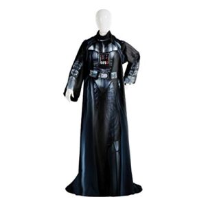 STAR WARS Comfy Throw Blanket with Sleeves, Adult-48 x 71 Inches, Being Darth Vader